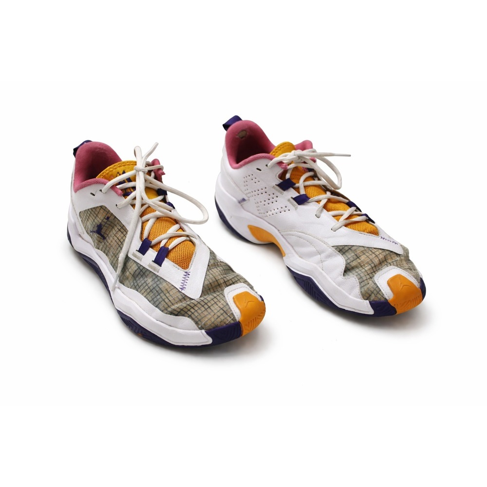 Jordan One Take 4 Basketball Shoes Mens 11.5 White Purple Orange Good DO7193-100
